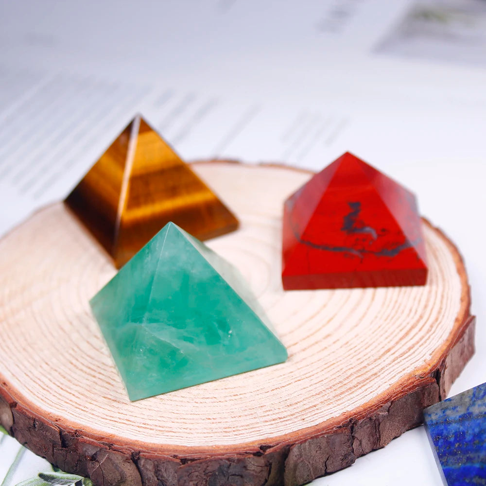 Natural Crystal Pyramid 28-32mm - Crystal Aura Co.