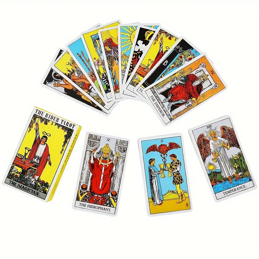 The Rider Tarot Deck Cards 78pcs Oracle Deck - Crystal Aura Co.