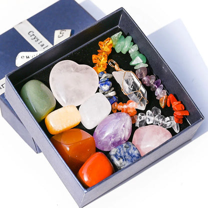 11pcs Set Natural Healing Crystal - Crystal Aura Co.