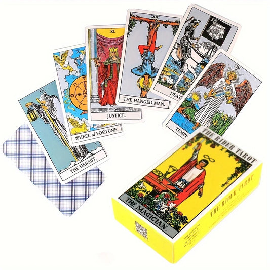 The Rider Tarot Deck Cards 78pcs Oracle Deck - Crystal Aura Co.