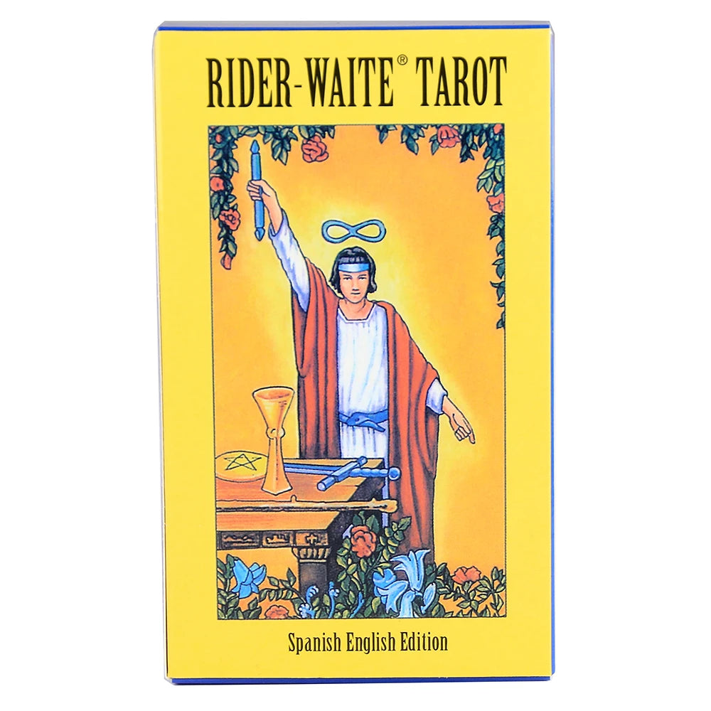 The Rider Tarot Cards in Spanish 78 pcs Oracle Card Deck - Crystal Aura Co.