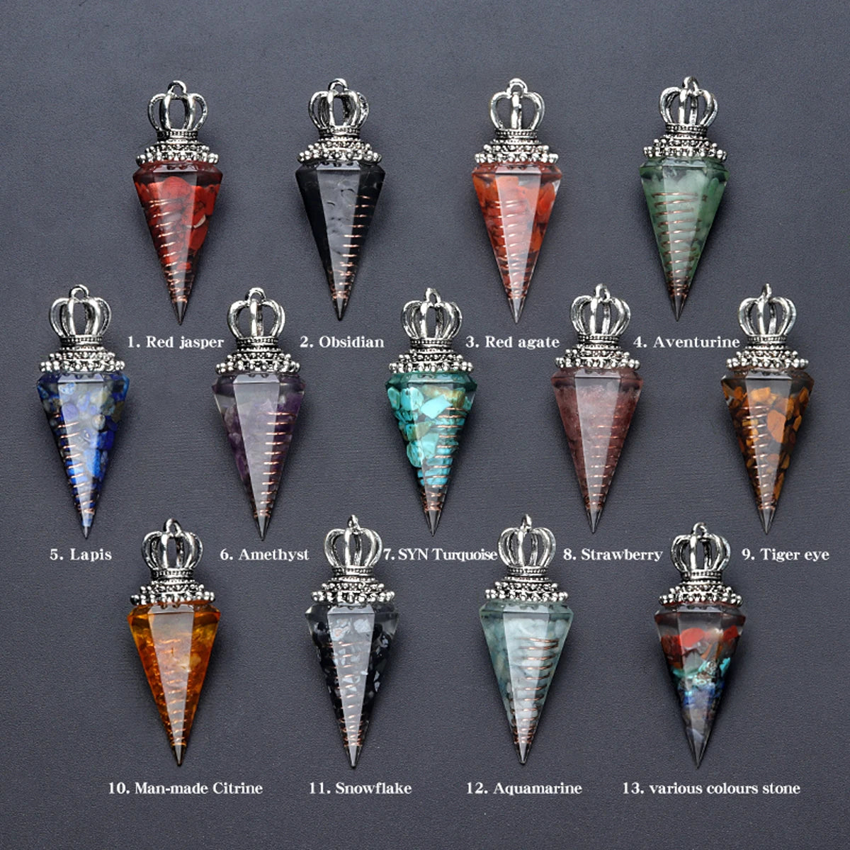 Energy Healing Chakra Pendulum - Crystal Aura Co.