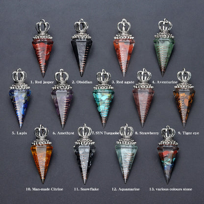 Energy Healing Chakra Pendulum - Crystal Aura Co.