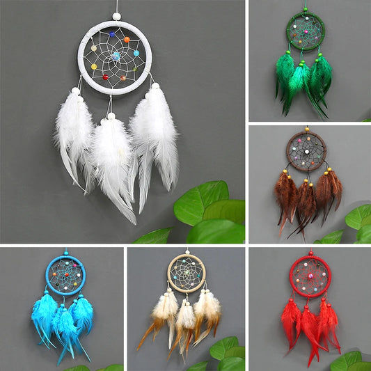 Drop Feather Dream Catcher - Crystal Aura Co.