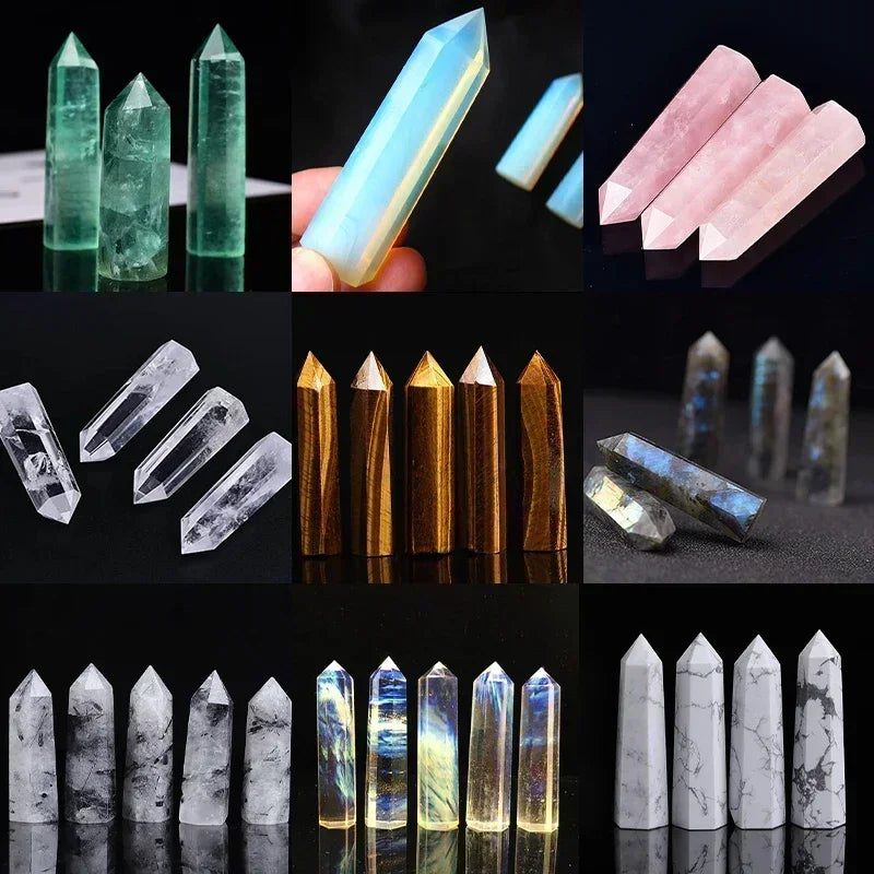 Natural Stone Crystals Towers - Crystal Aura Co.