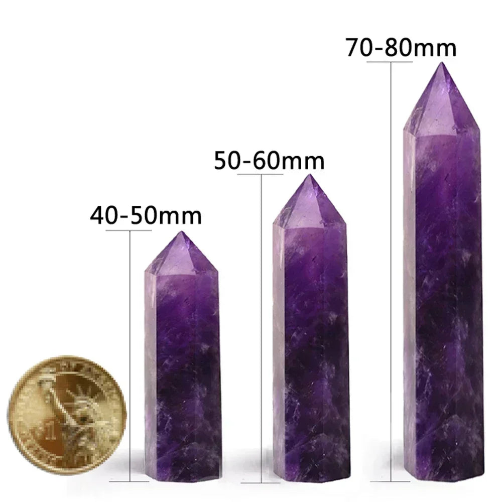 Natural Stone Crystals Towers - Crystal Aura Co.