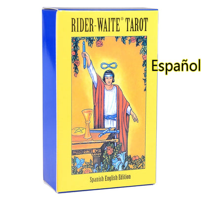 The Rider Tarot Cards in Spanish 78 pcs Oracle Card Deck - Crystal Aura Co.